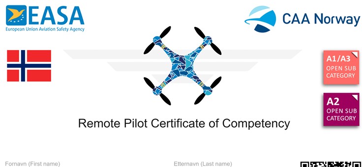 Drone-A2 sertifikat eksamen i Norge - Dronelappen guide