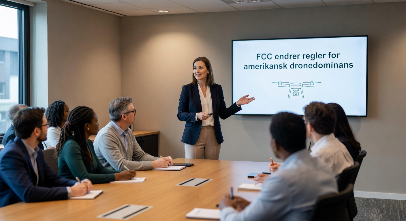FCC endrer regler for amerikansk dronedominans