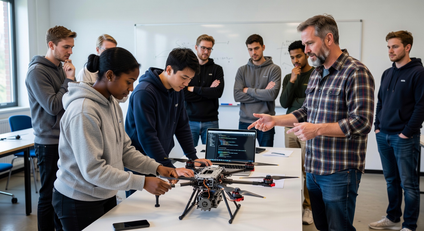 Ny amerikansk droneutdanning tar elever fra grunnleggende til Python-programmering