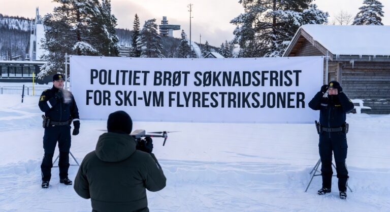 Politiet brøt søknadsfrist for Ski-VM flyrestriksjoner