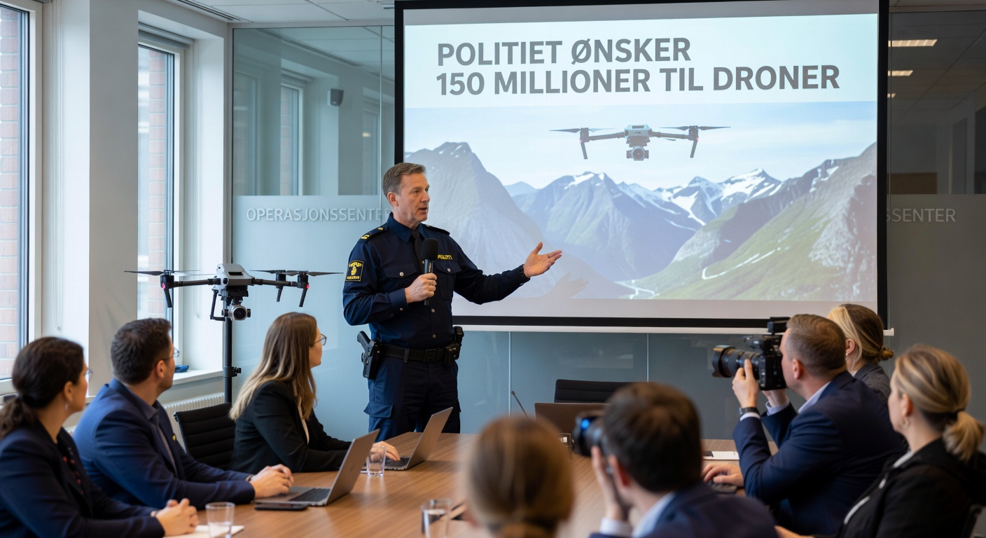 Politiet ønsker 150 millioner til droner