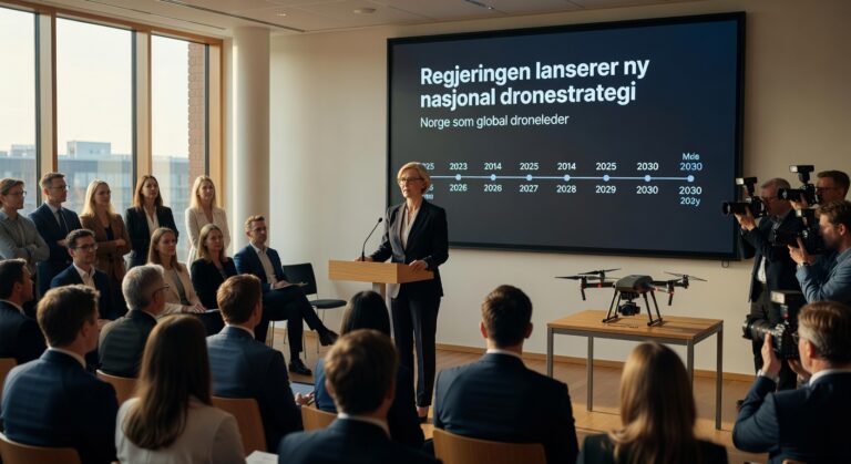 Regjeringen lanserer ny nasjonal dronestrategi