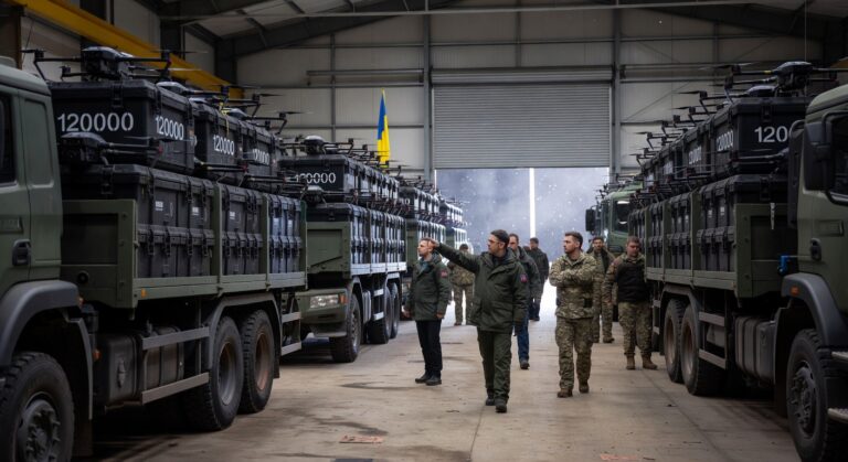 Storbritannia leverer 120.000 droner til Ukraina