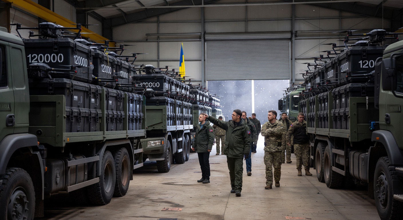 Storbritannia leverer 120.000 droner til Ukraina
