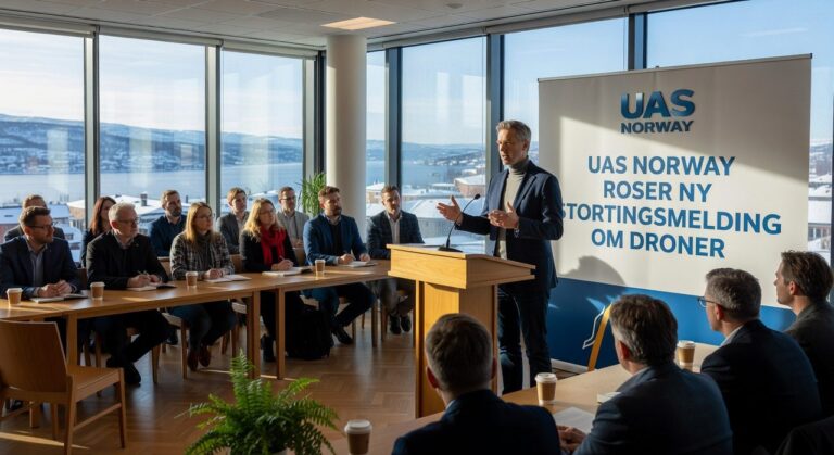 UAS Norway roser ny stortingsmelding om droner