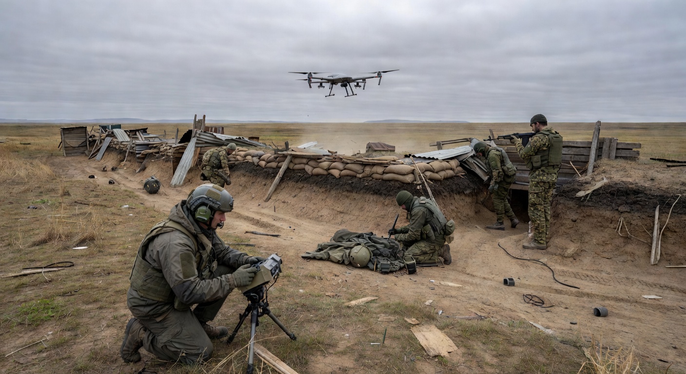 Ukraina erobret russisk posisjon med kun droner