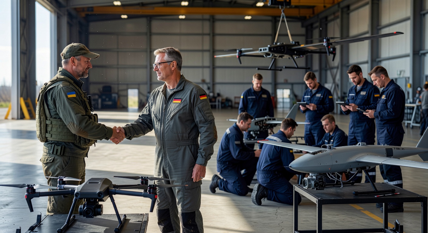 Ukraina og Tyskland styrker samarbeid om droner