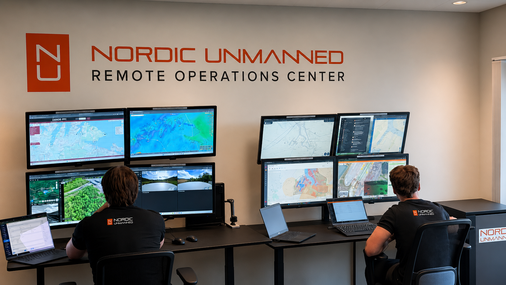 Nordic Unmanneds Remote Operations Center i Sandnes