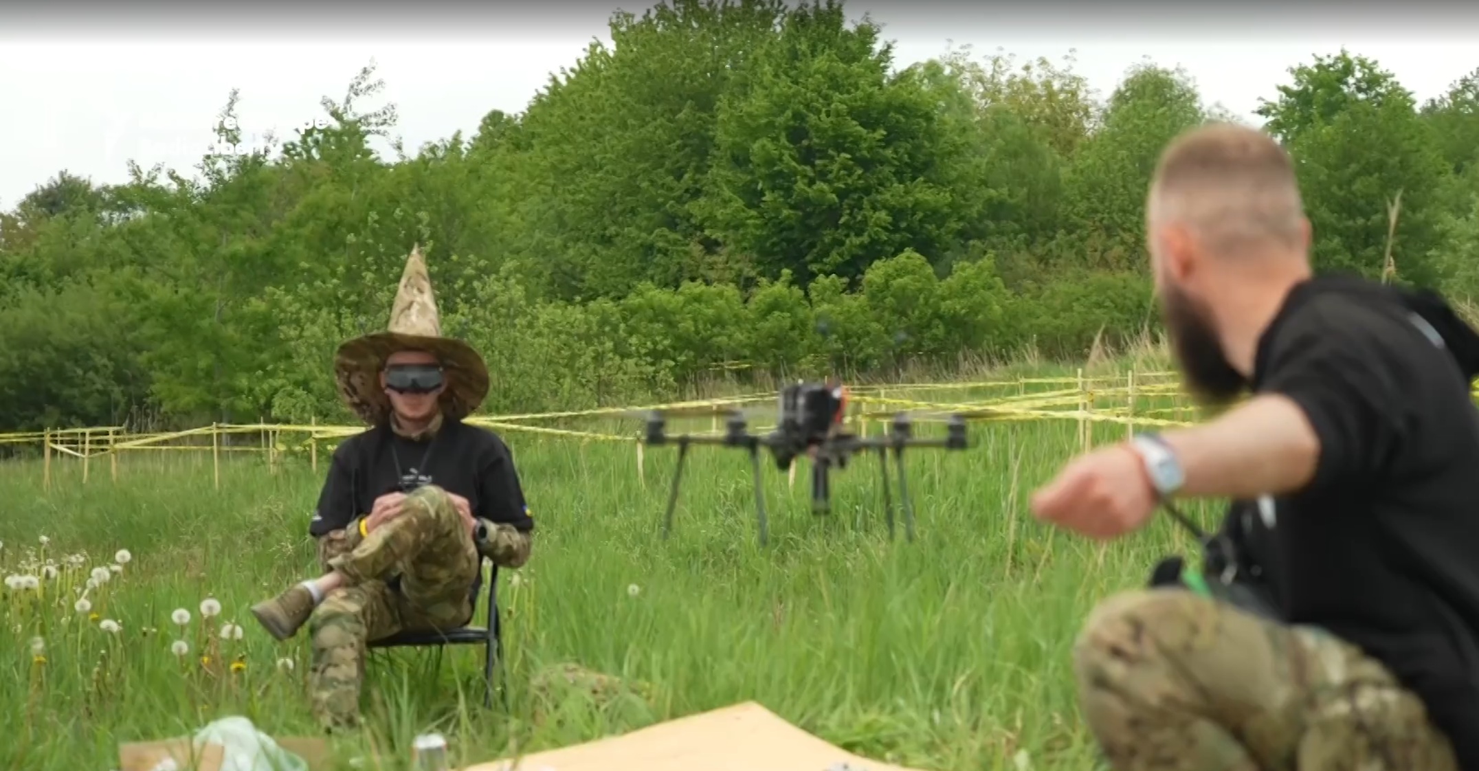 Sersjant Zakhar Korol, dronepilot i den ukrainske Wilddrones-enheten.