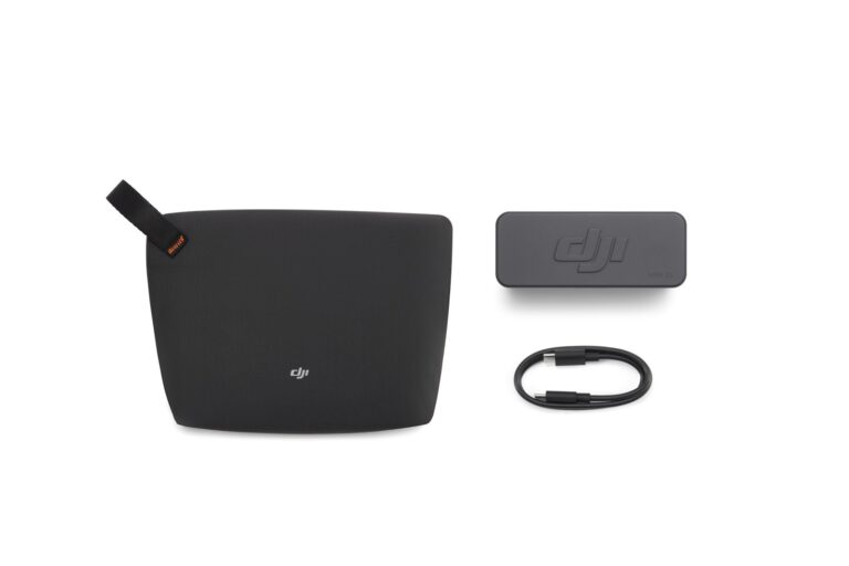 DJI Mic Mini 2S trådløs mikrofon med sender, mottaker og ladeetui
